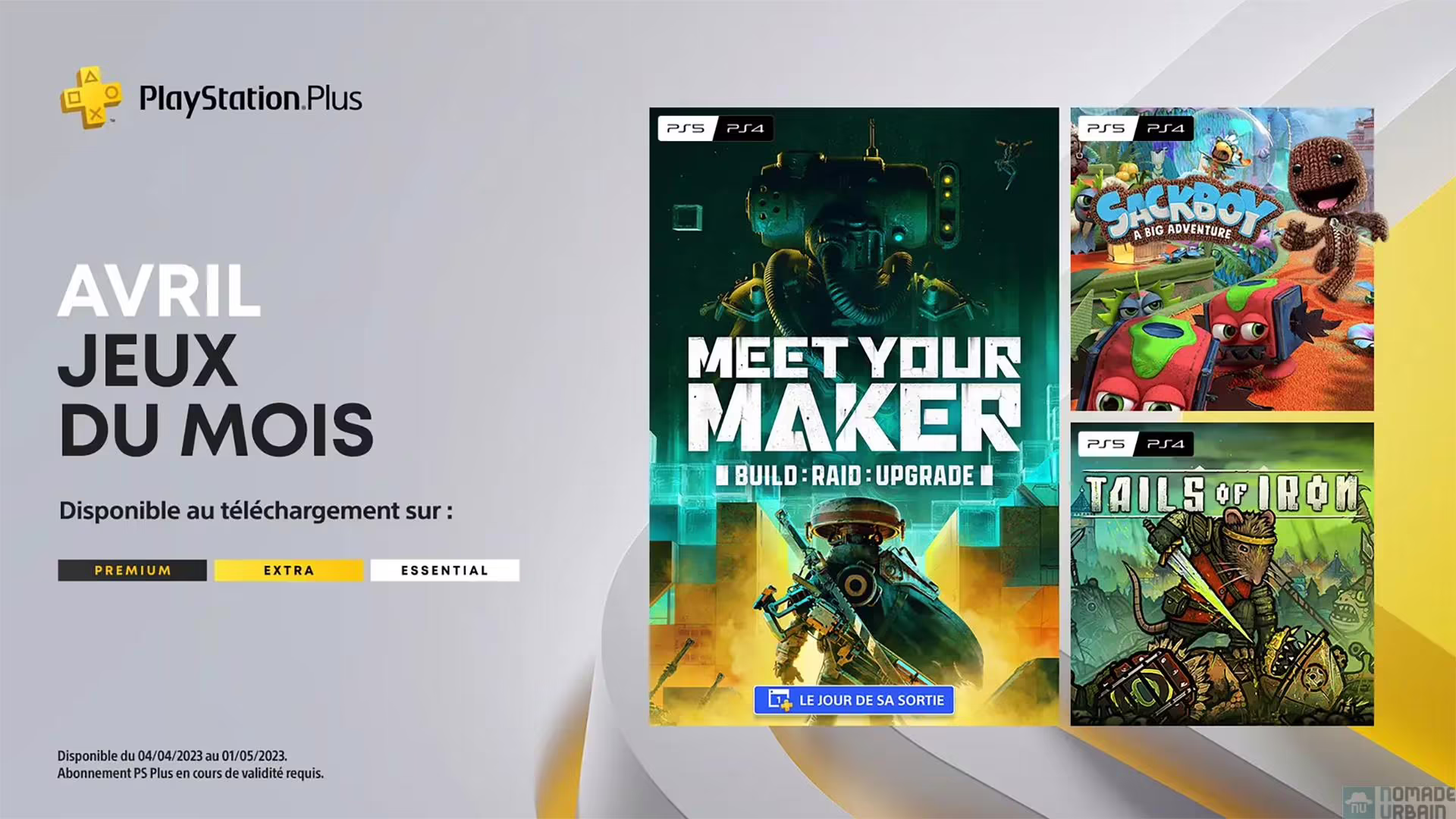 PlayStation Plus avril 2023