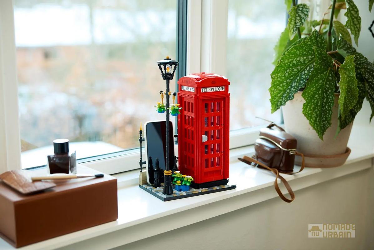 Lego la cabine téléphonique Londonienne
