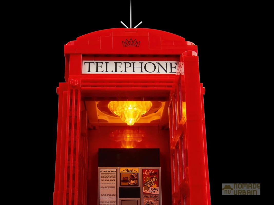 Lego la cabine téléphonique Londonienne