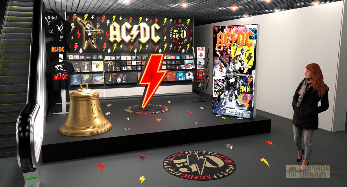 Pop-up store AC/DC