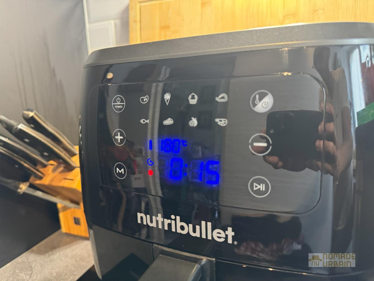 Test Nutribullet XXL Digital Air Fryer NBA071B : Le bon rapport qualité prix pour les petites familles