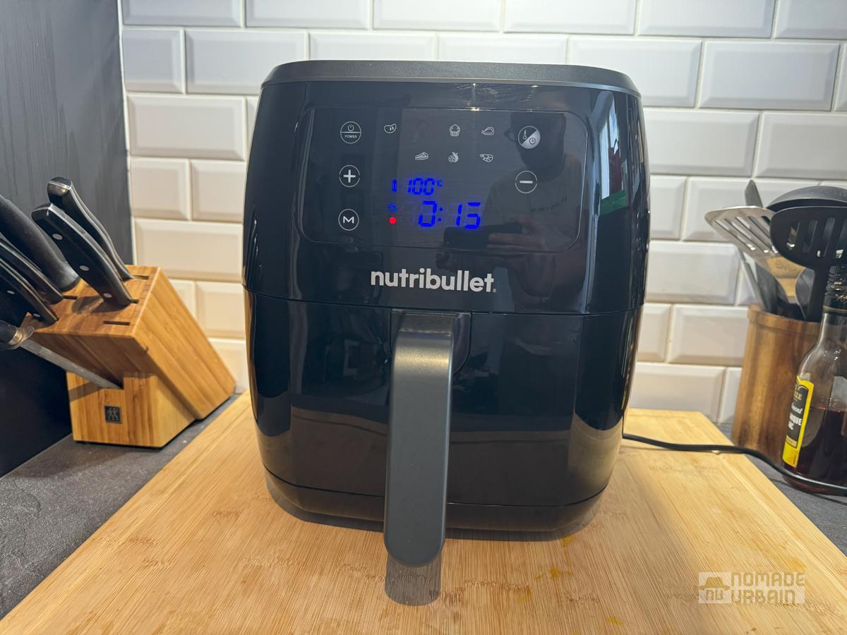 Test Nutribullet XXL Digital Air Fryer NBA071B : Le bon rapport qualité prix pour les petites familles