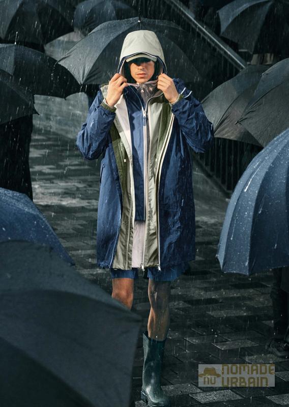 Aigle RainPack : la veste anti-pluie qui se plie et se déplie à volonté