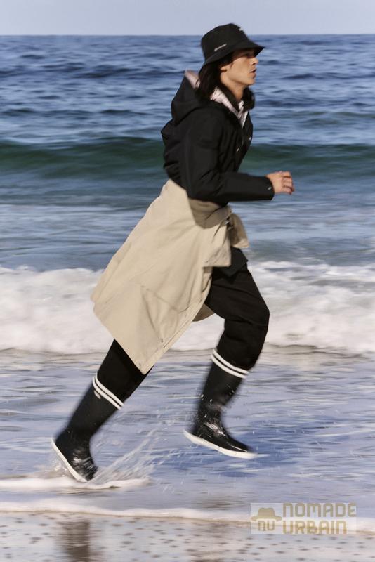 Aigle Chérir la mer : une parka stylé en filets de pêche