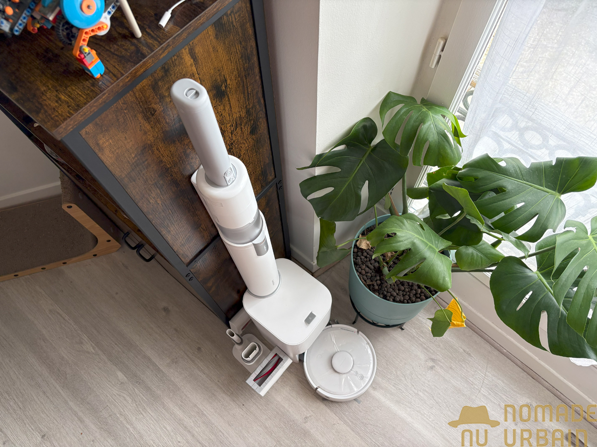 La base SwitchBot K10+ Pro Combo : elle prend de la hauteur