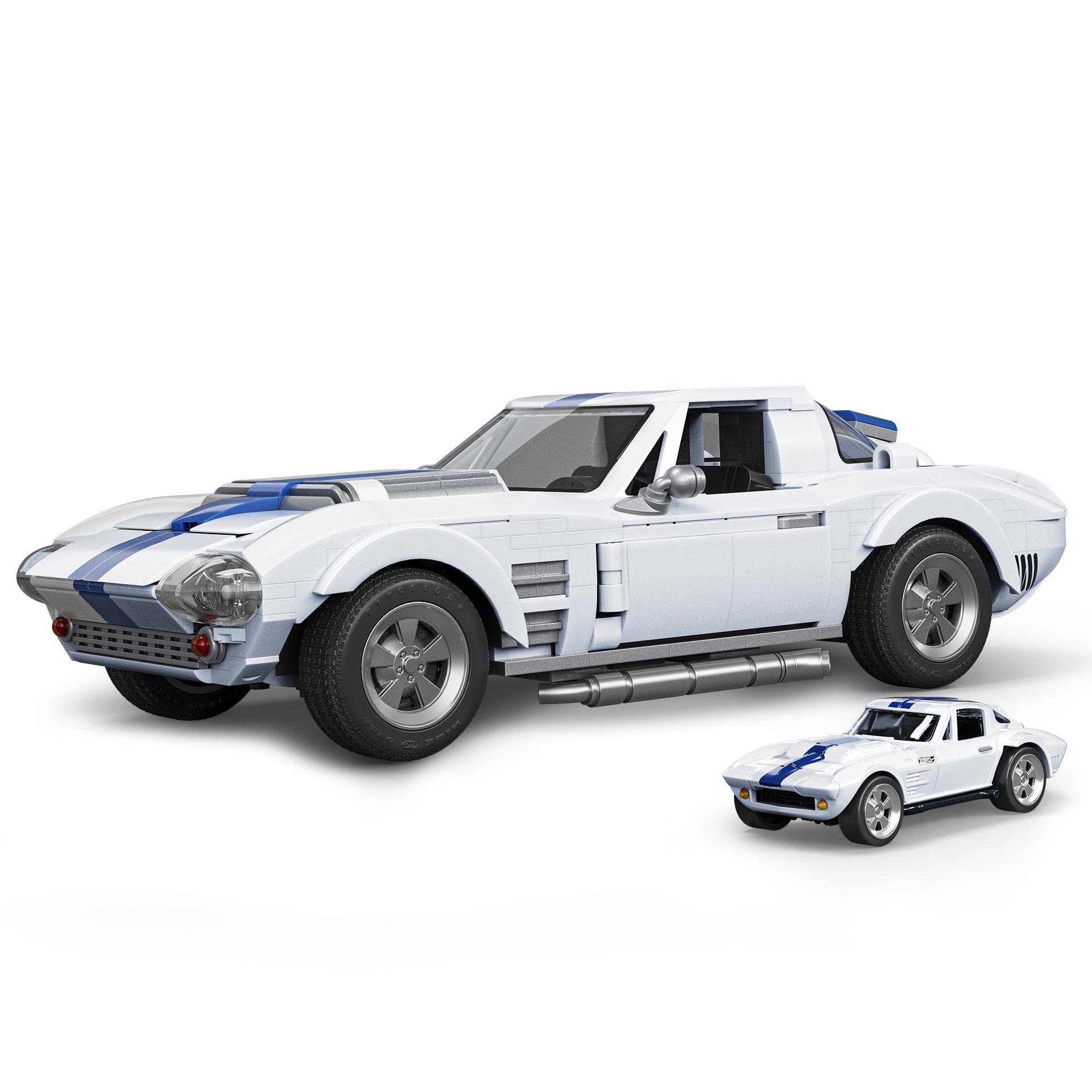 Mattel Brick Shop Hot Wheels Corvette Grand Sport : La légende à construire