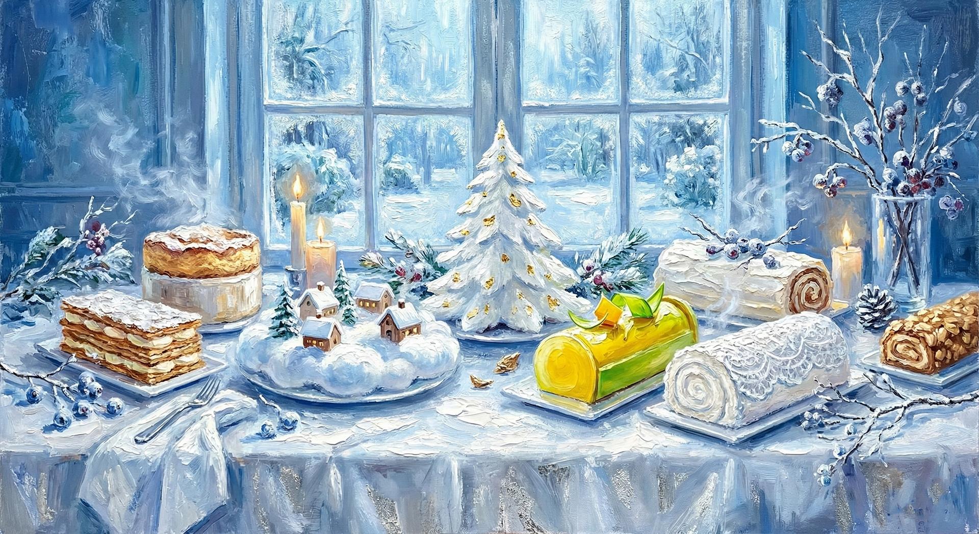 Les plus belle Bûches glacées Noël 2025 : pour finir le réveillon en fraîcheur