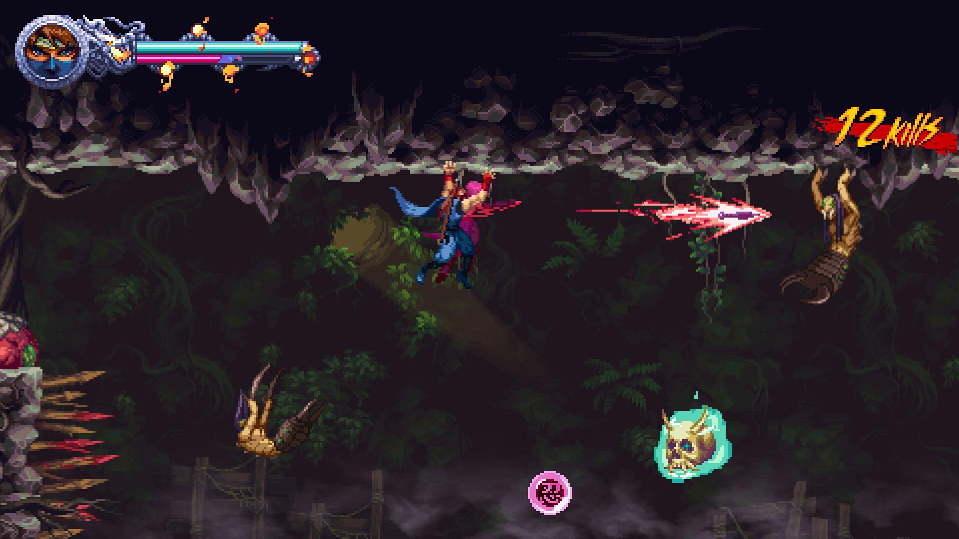 Technique de Ninja Gaiden Ragebound : un pixel art d'orfèvre