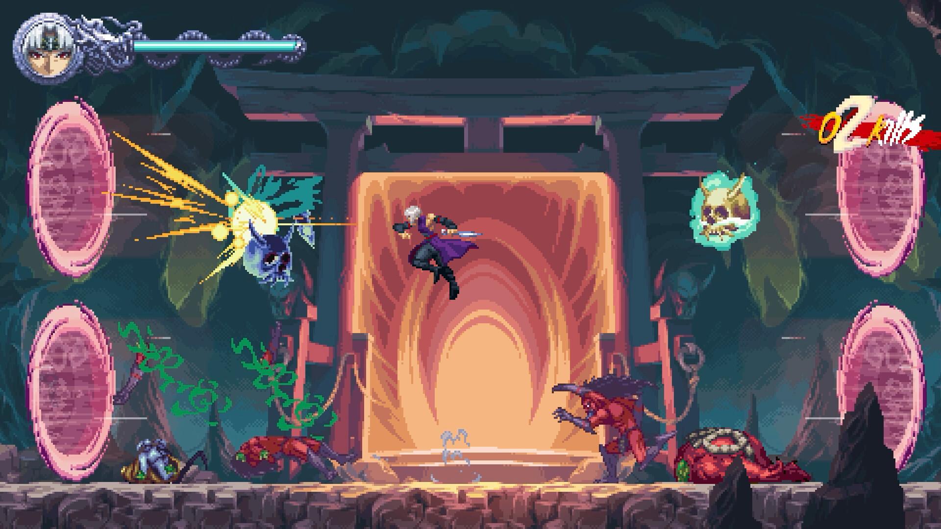 Jouabilité de Ninja Gaiden Ragebound : une danse mortelle en deux dimensions