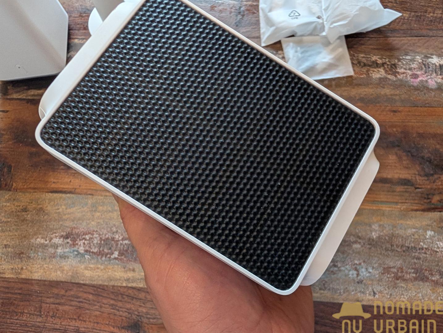 Design de la Xiaomi BW400 Pro : un bloc massif à l'allure futuriste