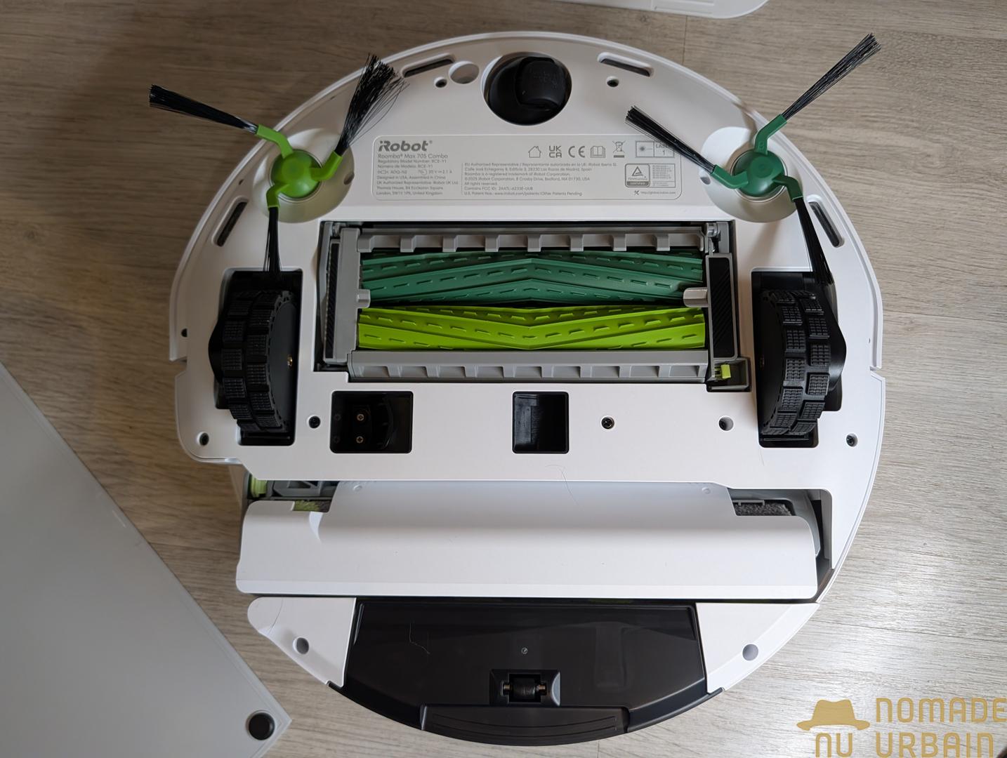 Technologies embarquées du iRobot Roomba 705 Max : laser et caméra aux commandes