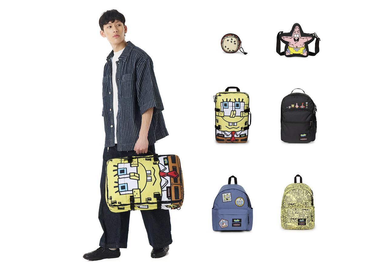 Avec Eastpak, Bob l’Éponge passe du dessin animé aux sacs du quotidien sans perdre son grain de folie