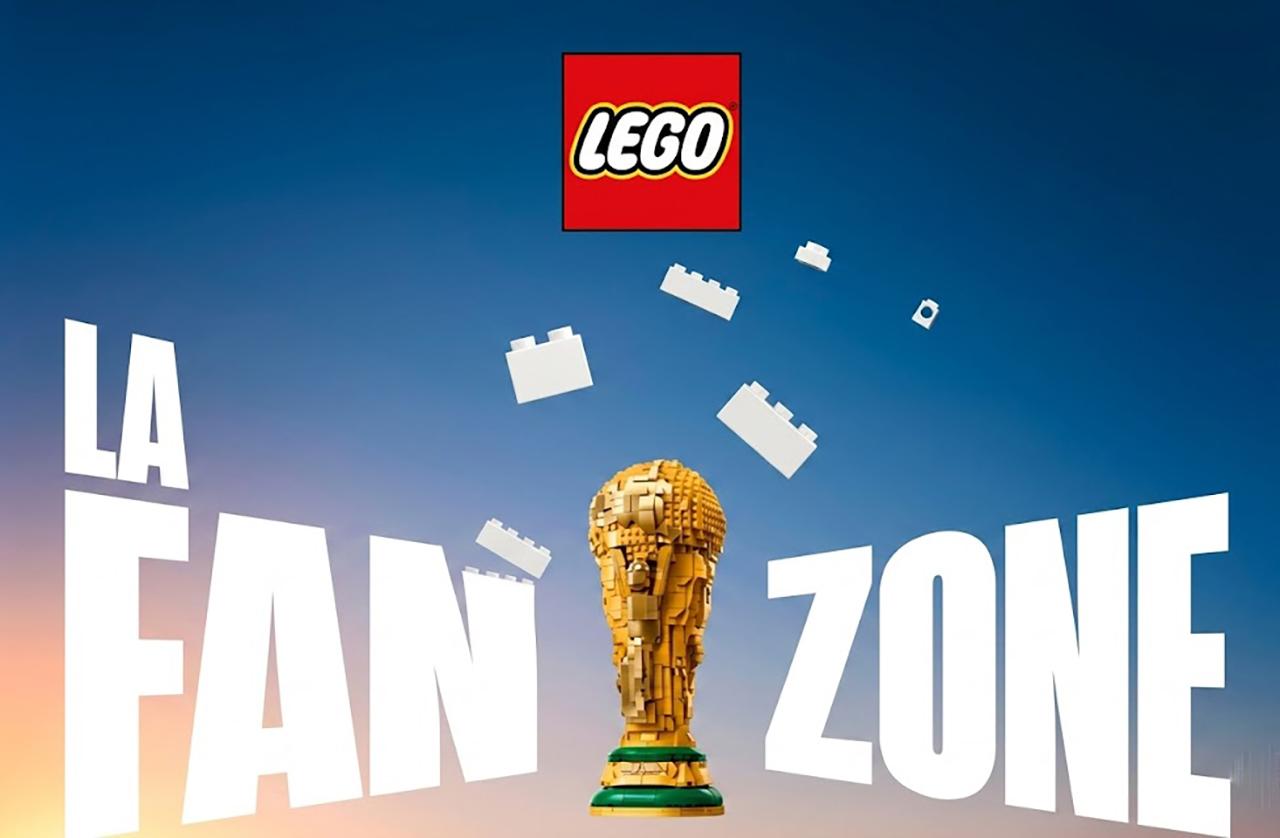 À Paris, Lego imagine une Fan Zone où le Mondial se regarde, se construit et se partage